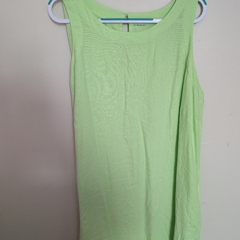 A New Day Women's Mini Shift Dress - XXL - lime green